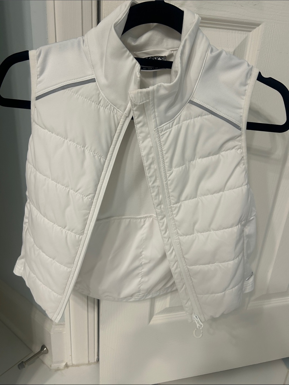 White Quilted Puffer Vest - Lightweight Layering